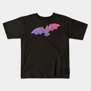 Purple Bat Kids T-Shirt